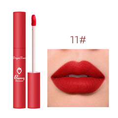 12 couleurs Velvet Matte Lip Bloss étanche hydratant facile à porter Cosmétique de beauté hydratante de liquide hydratant durable