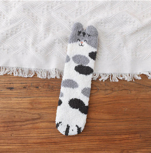 Chaussettes de patte de chat confortables pour les filles et les femmes