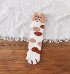 Chaussettes de patte de chat confortables pour les filles et les femmes