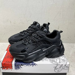 Platform Female Small Black Sports Shoes