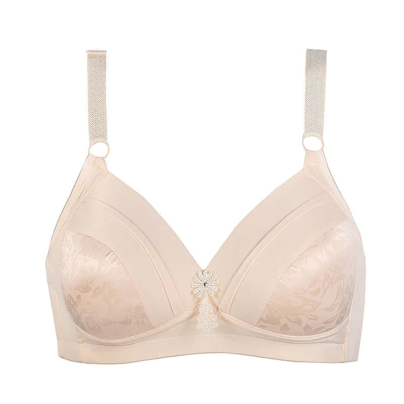 Bralette confortable de taille plus avec support de push-up