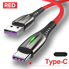 5A USB Cable Cable Micro USB Szybkie ładowanie telefonu komórkowego z Android ładowarka typu-C przewód danych Huawei P40 Mate 30 Xiaomi 12