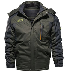 Men's Outdoor Velvet Thickened Windproof And Rainproof Jacket