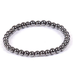 Hematite Stone Beads Bracelet with Magnetic Therapy