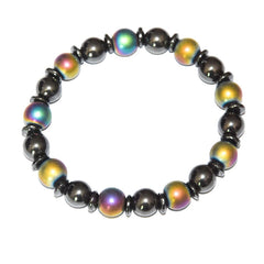 Hematite Stone Beads Bracelet with Magnetic Therapy