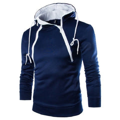 Men's Hoodie with Two-Way Zipper