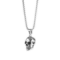 Personalized Skull Necklace Punk Necklace