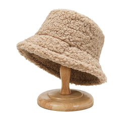 Cappello da pesca Autunno Fashion Cappello caldo Cappello a prova di freddo Lo stesso paragrafo Plushswool Teddy Hat