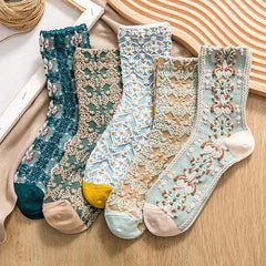 Woman Socks Lolita Socks Lace Flower Socks