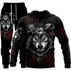 Men's Hoodie Digital Print Hoodie Set Men's Hoodie