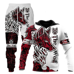 Men's Hoodie Digital Print Hoodie Set Men's Hoodie