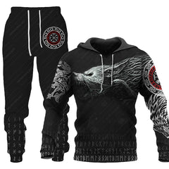 Men's Hoodie Digital Print Hoodie Set Men's Hoodie