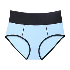 Women High Waist Cotton Fitness Traceless Brief Tanga Sports Panties