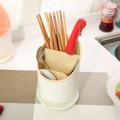 Plastic Drain Chopsticks Box Spoon Shelf Chopsticks Cage Multifunctional Kitchenware Storage Rack Chopstick Holder