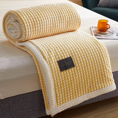 Milk Velvet Magic Velvet Double Blanket Thick Single Quilt Falier Lamb Wool Multifunctional Blanket