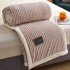 Milk Velvet Magic Velvet Double Blanket Thick Single Quilt Falier Lamb Wool Multifunctional Blanket