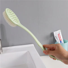 For daily use in home bathroom - long handle back rub with bath flower bath brush