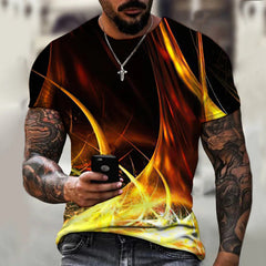 T-shirt graficzny 3D w 3D