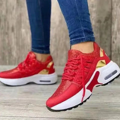 Fashion New Womens Net Surface Trainers, Light Ladies Trainers Spring Sneakers, Summer Walking Breathrablesport Chaussures pour femmes pour faire du shopping, extérieur, à l'intérieur