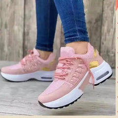 Fashion New Womens Net Surface Trainers, Light Ladies Trainers Spring Sneakers, Summer Walking Breathrablesport Chaussures pour femmes pour faire du shopping, extérieur, à l'intérieur