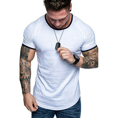 T-shirt en coton en bambou de taille européenne pour hommes