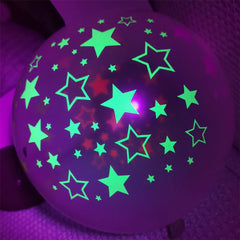 Fluoreszierende Neonballons Black Light Party Luftballons Nachtleuchte Mini Punktballons Fluoreszenzballon Party