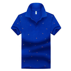 Männer Polo -Shirts bedruckte Männerhemd Kurzärmelene Summer Tops koreanischer Stil männlicher Tees Revers Polo -Hemd Designerhemd