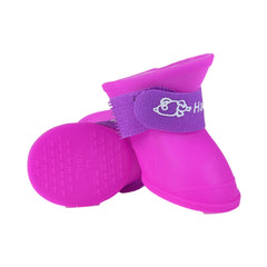 Chaussures en silicone en silicone en silicone imperméable sans glissement Silicone Puppy Boots de pluie extérieurs chats et chiens Couvre-chaussures Couvre-pieds