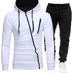 Men's Casual Cotton V-Neck Autumn Winter Suit