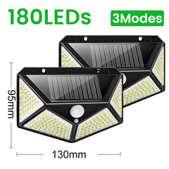 180 Solar LED Light Outdoor Solarlampe mit Bewegungssensor LED LED RESPRACT WASGERFORTE SUNGLEIGE SUNGREICH STRASSE FÜR GARTEN OUTER