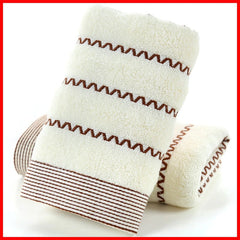 Cotton Towel Gift Embroidery Welfare Absorbent Towel with Logo