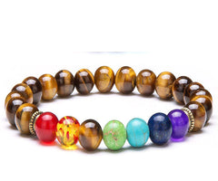 Bracelet de perle en pierre naturelle de 8 mm / collier / bijoux à la main