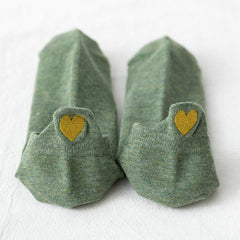 VENTE ! New Heart Socks Women Cotton Socks Ankle Short Cute Heart Casual Funny Sock Fashion Socks