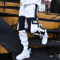 Pantalons de cargaison Hip Hop Track Joggers Men Pantal