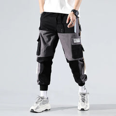 Pantalons de cargaison Hip Hop Track Joggers Men Pantal