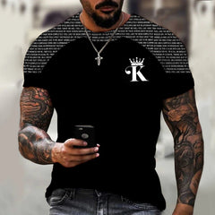 Men's Fashion Summer Round Neck T-Shirt