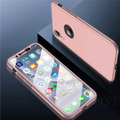 360 Full Cover Shockproof Case For iPhone 13 Pro Max 11 12 Pro XS Max Case Shell iPhone 7 8 6S Plus SE 2022 XR Screen Protector
