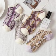 Woman Socks Lolita Socks Lace Flower Socks