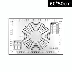 Matas de silicona de 60x40 cm de silicona para hornear masa de masa y almohadilla de corte Pizza masa herramientas de pastel de fondant herramientas de pastel