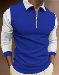 Men's Autumn Long-sleeved Polo Shirt