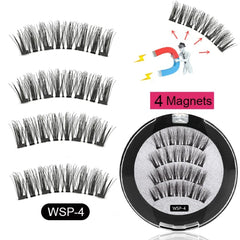 8D Magnetic Eyelash Set Rizo Clip Kit Quantum Eyelashes Herramientas de pestañas de ojo