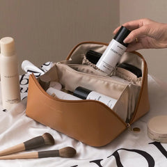 Bolsa Cosmética de maquillaje Capacidad de alta capacidad Cosmética portátil Almacenamiento de cosméticos