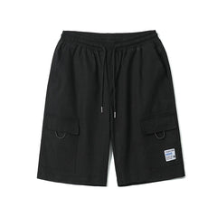 Hoothy Herren -Jogginghose Draw String lässig gestickte Hosen gedruckt laufende Farbe Männer Sport Männer Trainingshorts