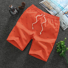 Hoothy Herren -Jogginghose Draw String lässig gestickte Hosen gedruckt laufende Farbe Männer Sport Männer Trainingshorts