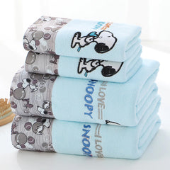 Polyester Brocade Fiber Dryer Towel Thickened Patchwork Embroidery