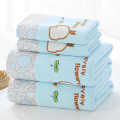 Polyester Brocade Fiber Dryer Towel Thickened Patchwork Embroidery