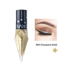 Eye-liner scintillant en diamant en un seul pack