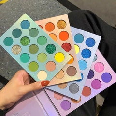 60 Kolor Beauty Glazed Ckseshadow Palette Kolorowe cienie Paleta Brokat Bloster Blogter Shimmer Makment Up Pigmment Matte Clay