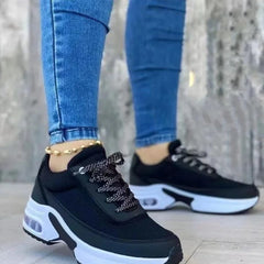 Moda casual de mujeres zapatos deportivos versátiles versátiles de fondo suave