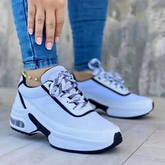 Moda casual de mujeres zapatos deportivos versátiles versátiles de fondo suave